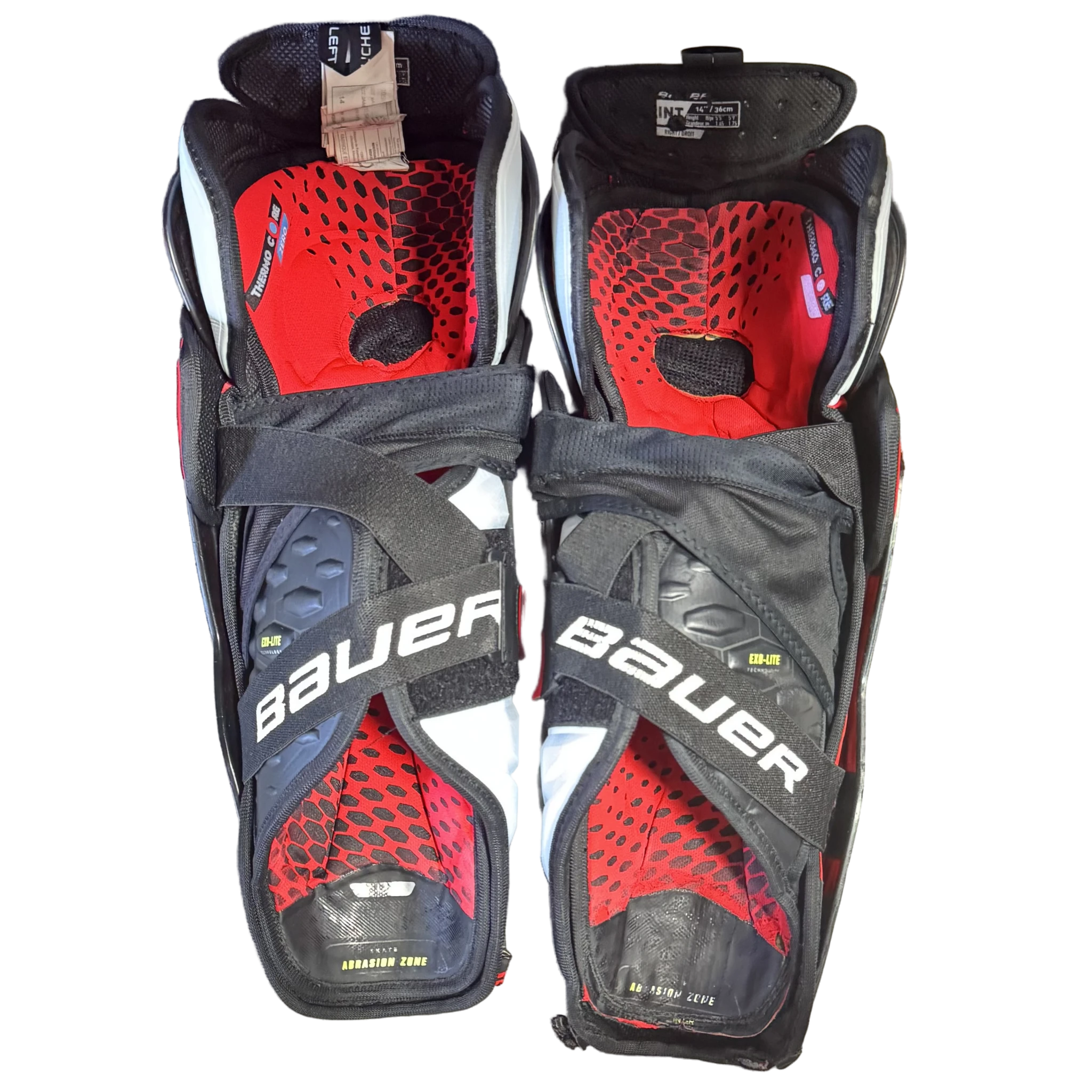 Protège-tibias Bauer Vapor Hyperlite d'occasion - 14"